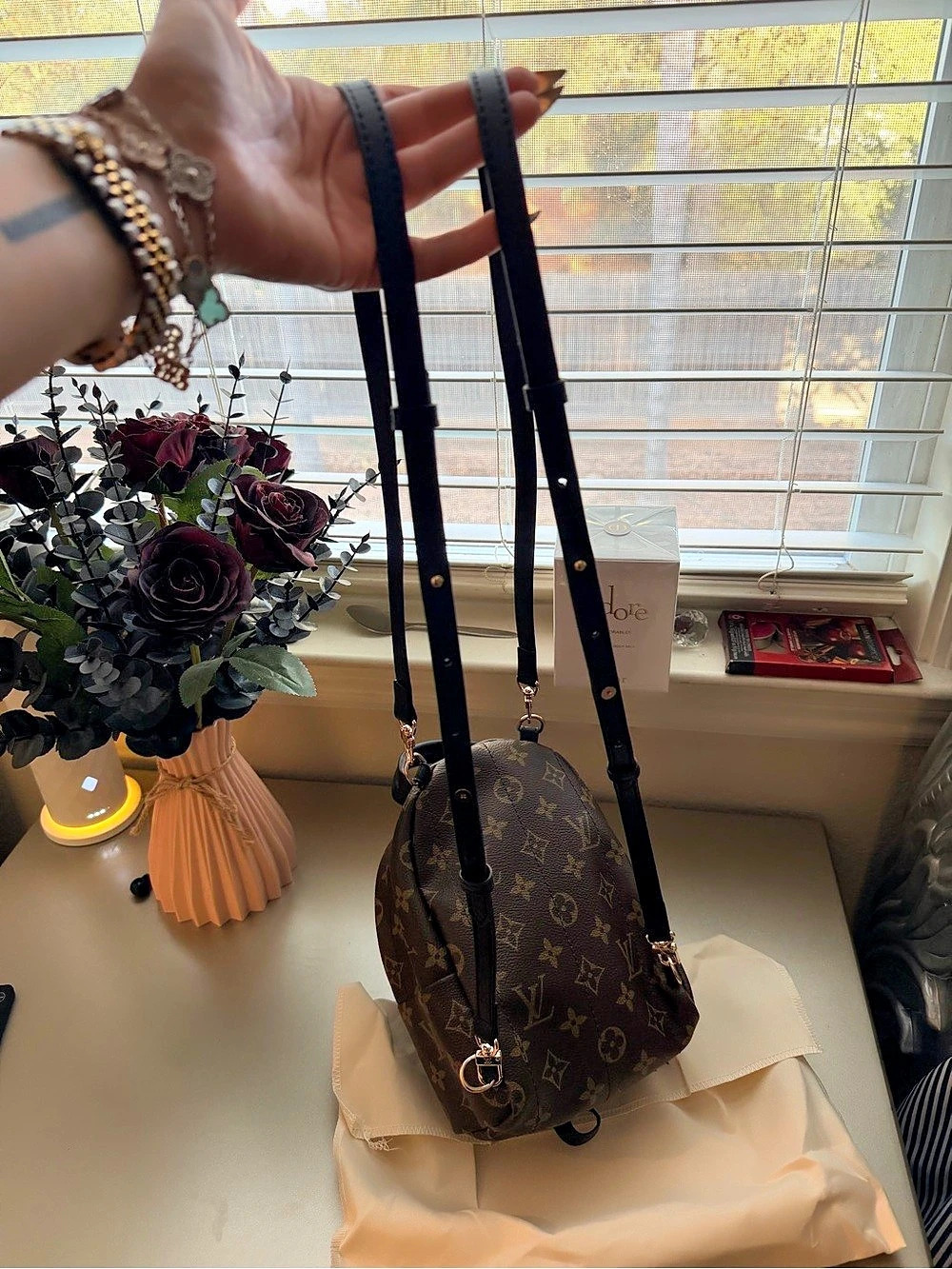 Monogram Palm Springs Mini Backpack - Picture 8 of 13